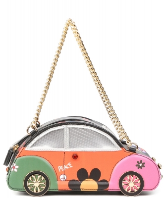 Car Style Clutch Bag Purses 1040 BLACK